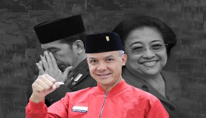 Ganjar Pranowo, Jokowi, dan Megawati
