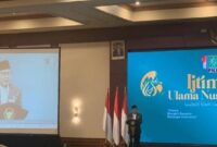 Ketua Umum PKB Abdul Muhaimin Iskandar pada acara Ijtima Ulama Nusantara. (Foto Istimewa)