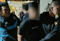 Pelaku ditangkap (foto humas)