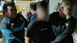 Pelaku ditangkap (foto humas)