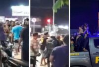 Foto Kolase : Pengemis VS Penjual Tisu