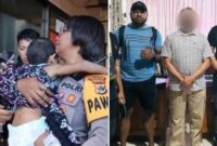 Foto Kolase : Balita dan Bapak di Jayapura