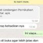 Modus penipu mengirim APK Phising Undangan Nikah melalui WA