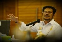 Menteri Pertanian Syahrul Yasin Limpo (Foto Instagram SYL)
