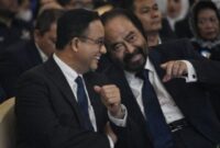 Ketua Umum Partai Nasdem, Surya Paloh dengan Anies Baswedan (Foto : Istimewa)