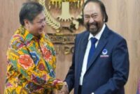 Airlangga Hartarto dan Surya Paloh (Foto Istimewa)