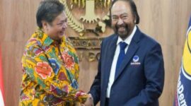Airlangga Hartarto dan Surya Paloh (Foto Istimewa)
