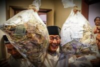 Dana Sumbangan emak-emak yang dipamer Sandiaga Uno/Net