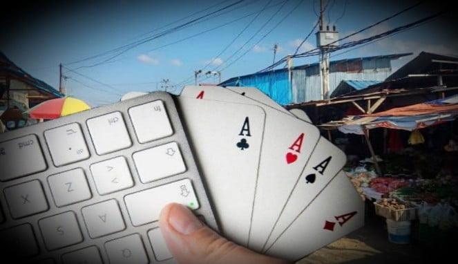 Ilustrasi Judi Togel di Pasar Youtefa