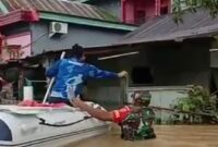 Sejumlah warga di Pangkep dievakuasi/foto istimewa