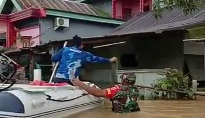 Sejumlah warga di Pangkep dievakuasi/foto istimewa