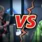 Foto Kolase Rocky Gerung Vs Ngabalin