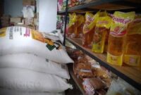 Ilustrasi bahan pokok naik