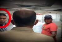 Erick Johnson Saputra Simangunsong (Kiri) bentak polisi (Foto Facebook)