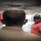 Erick Johnson Saputra Simangunsong (Kiri) bentak polisi (Foto Facebook)