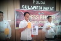 Polda Sulbar mengamankan kendaraan berdokumen palsu (Foto Istimewa)