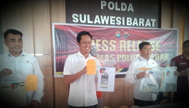 Polda Sulbar mengamankan kendaraan berdokumen palsu (Foto Istimewa)