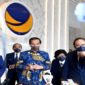 Jokowi didampingi Surya Paloh (Foto/Setpress)