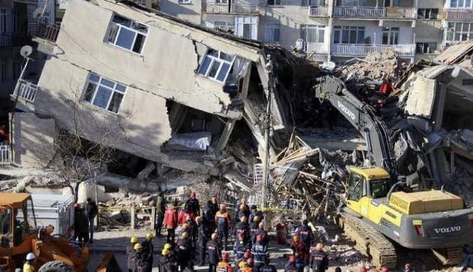 Gempa Turki-Suriah menghancurkan ratusan bangunan (Foto Istimewa)
