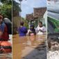 Foto Kolase Bencana Alam Makassar, Pasuruan dan Jayapura