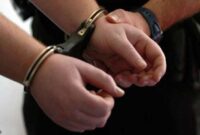 Ilustrasi pelaku ditangkap