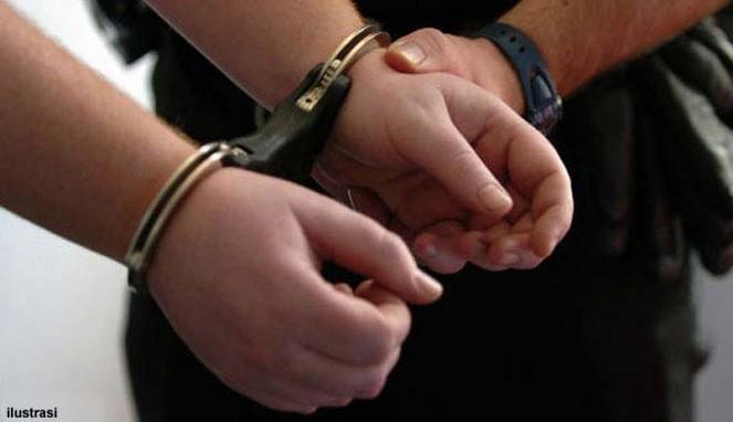 Ilustrasi pelaku ditangkap
