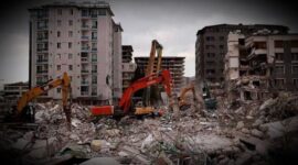 Gempa di Turki dan Suriah menyebabkan ribuan bangunan hancur. (Foto/Freshnewsasia/Reuters)