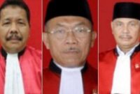 Foto Kolase : Sosok 3 Hakim yang Sahkan Partai Prima hingga Pemilu Ditunda