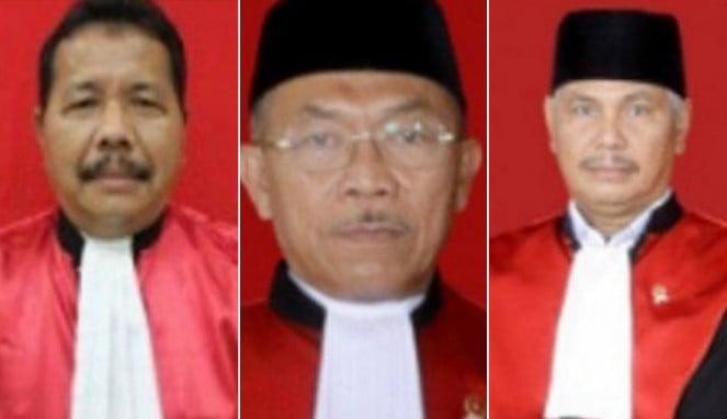 Foto Kolase : Sosok 3 Hakim yang Sahkan Partai Prima hingga Pemilu Ditunda