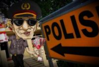 Ilustrasi polisi calo