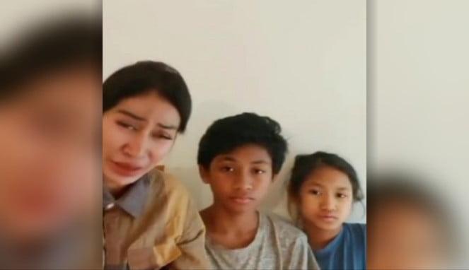 Viral Istri Polisi di NTT Menangis Minta Bantuan Kapolri, Anaknya Tak Lagi Bersekolah (Instagram/@neshya_28)