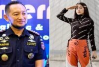 Foto Kolase : Kepala Bea Cukai Makassar, Andhi Pramono dan Putrinya