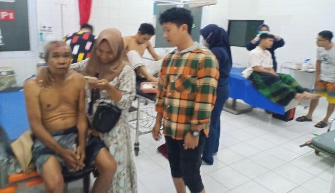 Seorang kakek menjadi korban reruntuhan kubah Masjid Tifaqul Jamaah (Foto Istimewa)