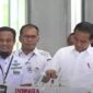 Jokowi meresmikan Depo Kereta Api Maros dan pengoperasian Jalur Kereta Api Lintas Makassar-Parepare Antar Maros-Barru 