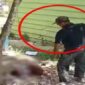 Screenahot video viral seorang ayah bengis memukuli anaknya secara brutal dan membabi buta seperti binatang