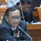 Tangkapan layar Youtube, Menko Polhukam Mahfud MD dalam RDP bersama Komisi III DPR