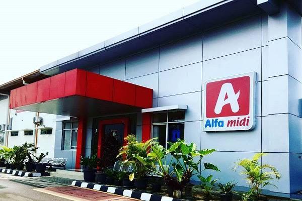 Bangunan Alfamidi ilegal tanpa PBG