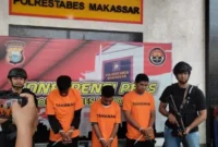 Tiga Sekuriti Lego-lego digulung polisi (Foto Istimewa)