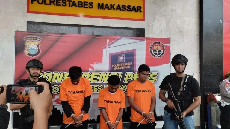 Tiga Sekuriti Lego-lego digulung polisi (Foto Istimewa)