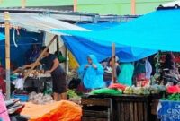 Suasana di Pasar Lakessi Kota Parepare