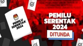 Ilustrasi Pemilu 2024 ditunda