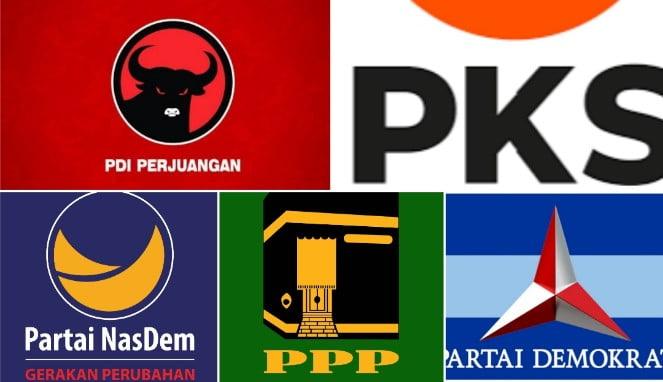 Foto Kolase Partai Politik
