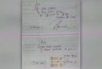 Bukti Kwitansi Transaksi Lahan Eks Makatex (Foto Istimewa)