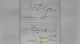 Bukti Kwitansi Transaksi Lahan Eks Makatex (Foto Istimewa)