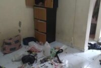 Lokasi pesta miras oplosan di sebuah indekos Jalan Sanrangan, Sudiang Raya, Kecamatan Biringkanaya, Kota Makassar
