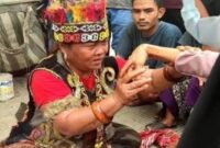 Foto Tangakapan Layar Ibu Ida Dayak di Tiktok