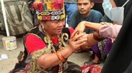 Foto Tangakapan Layar Ibu Ida Dayak di Tiktok
