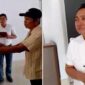 Screenshot video kolase : Kabid Disdikbud Pukul Kadis Kotim (Kiri) dan Plt Kadis Dikbud (Kanan)