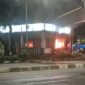 Pos Lantas di Makassar dibakar OTK (Foto Istimewa)