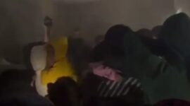 Pintu akses keluar di TSM dikepung asap api